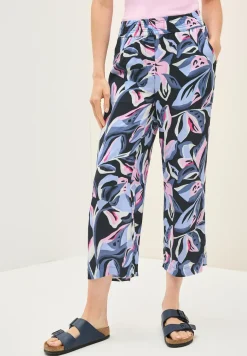 Broek met gedessineerde Wide Legs