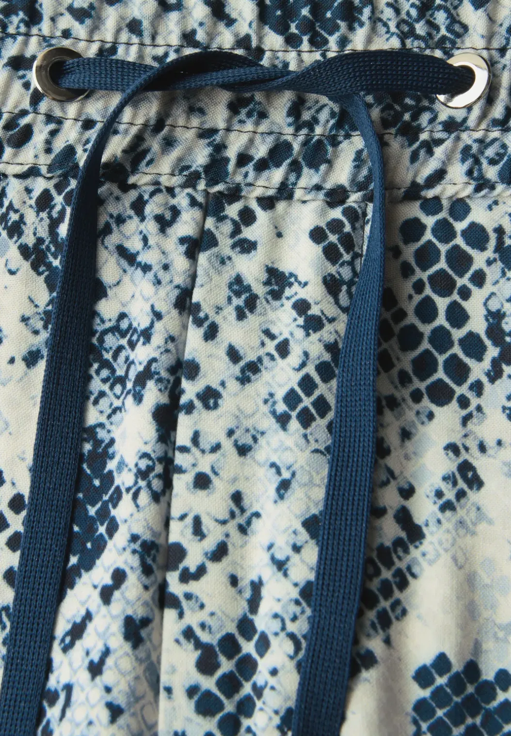 Broek met gedessineerde Wide Legs