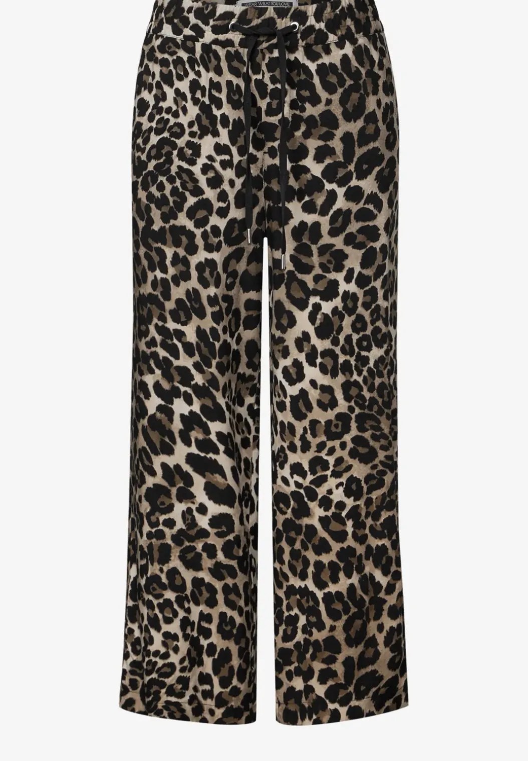Broek met gedessineerde Wide Legs