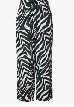 Broek met gedessineerde Wide Legs