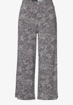 Broek met gedessineerde Wide Legs