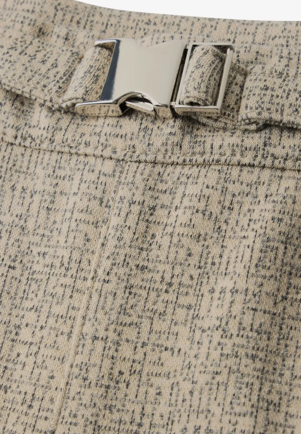 Broek met gedessineerde Wide Legs