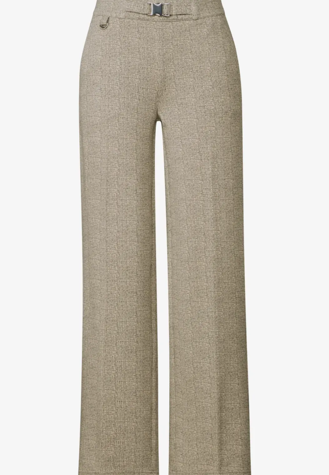 Broek met gedessineerde Wide Legs