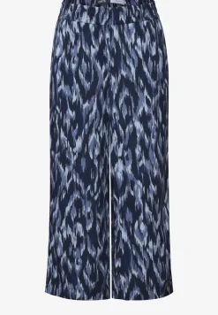 Broek met gedessineerde Wide Legs