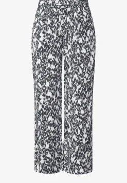 Broek met gedessineerde Wide Legs
