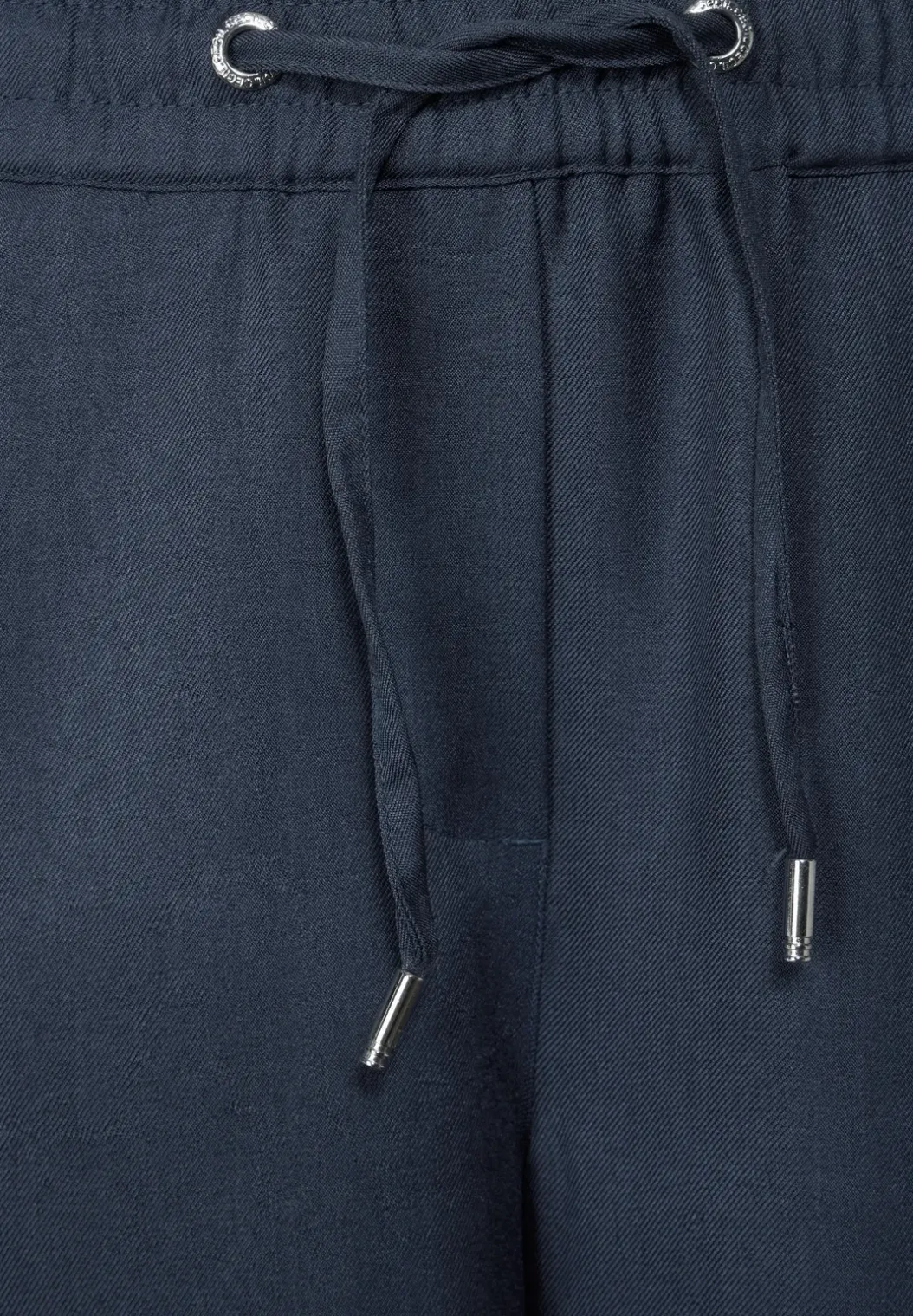 Broek met gemêleerd effect