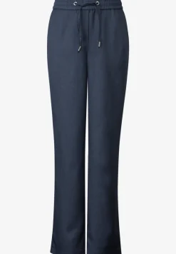 Broek met gemêleerd effect