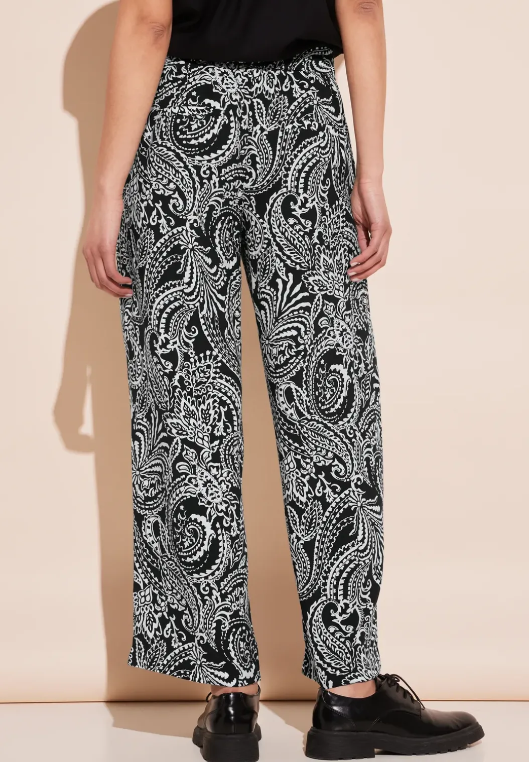 Broek met hoge taille