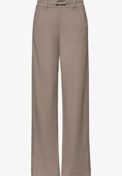 Broek met rechte pijpen en details
