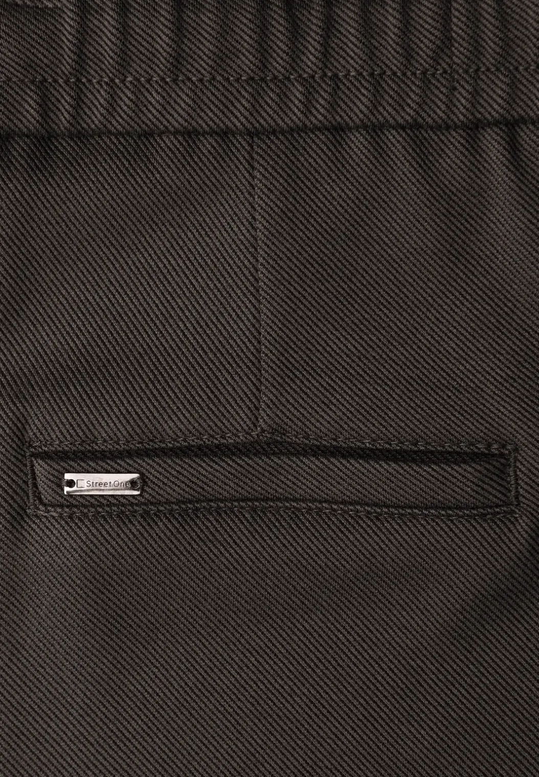 Broek met rechte pijpen en tape