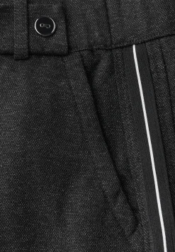 Broek met rechte pijpen en tape