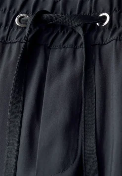 Broek met rechte pijpen in keperstof