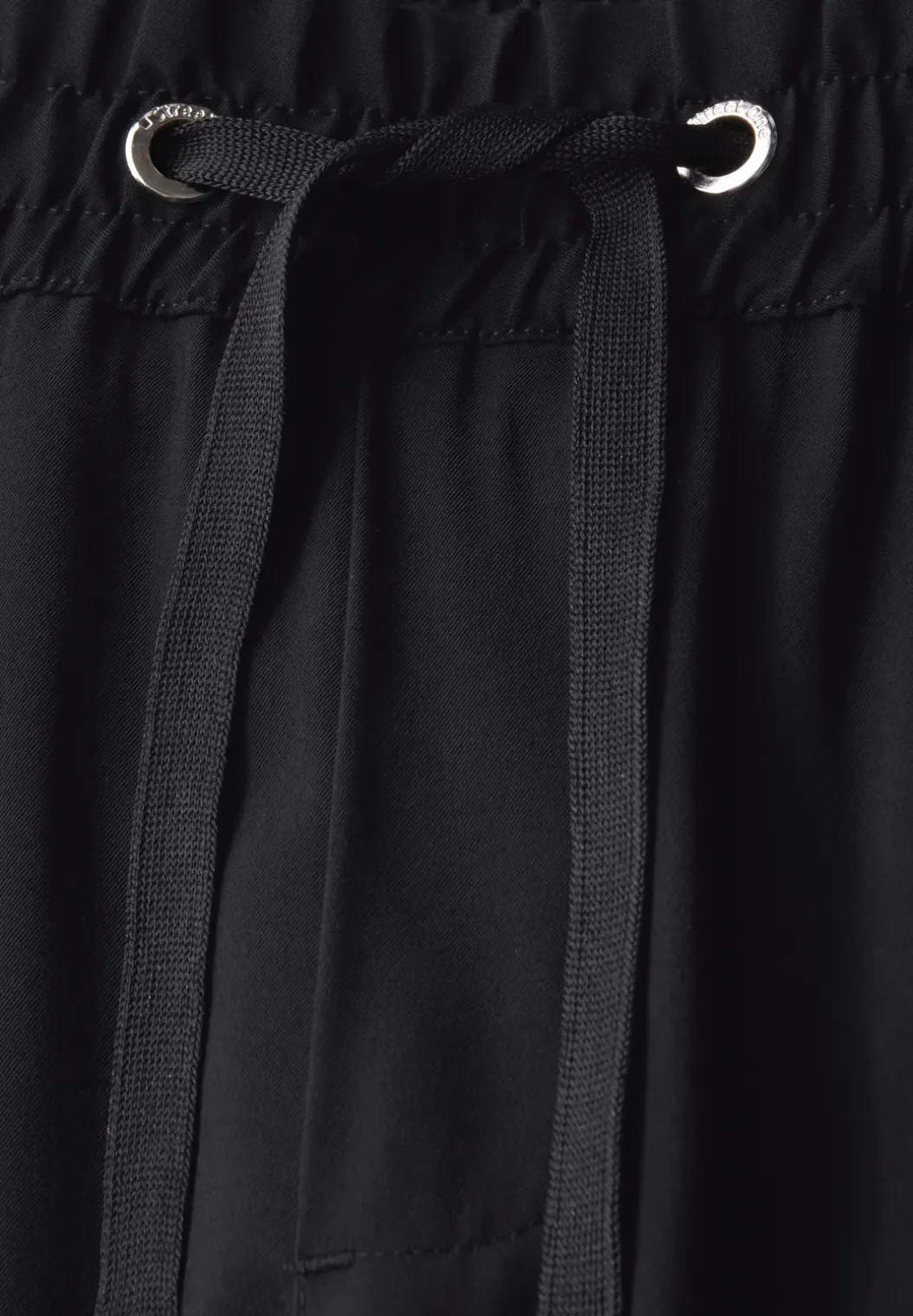 Broek met rechte pijpen in keperstof