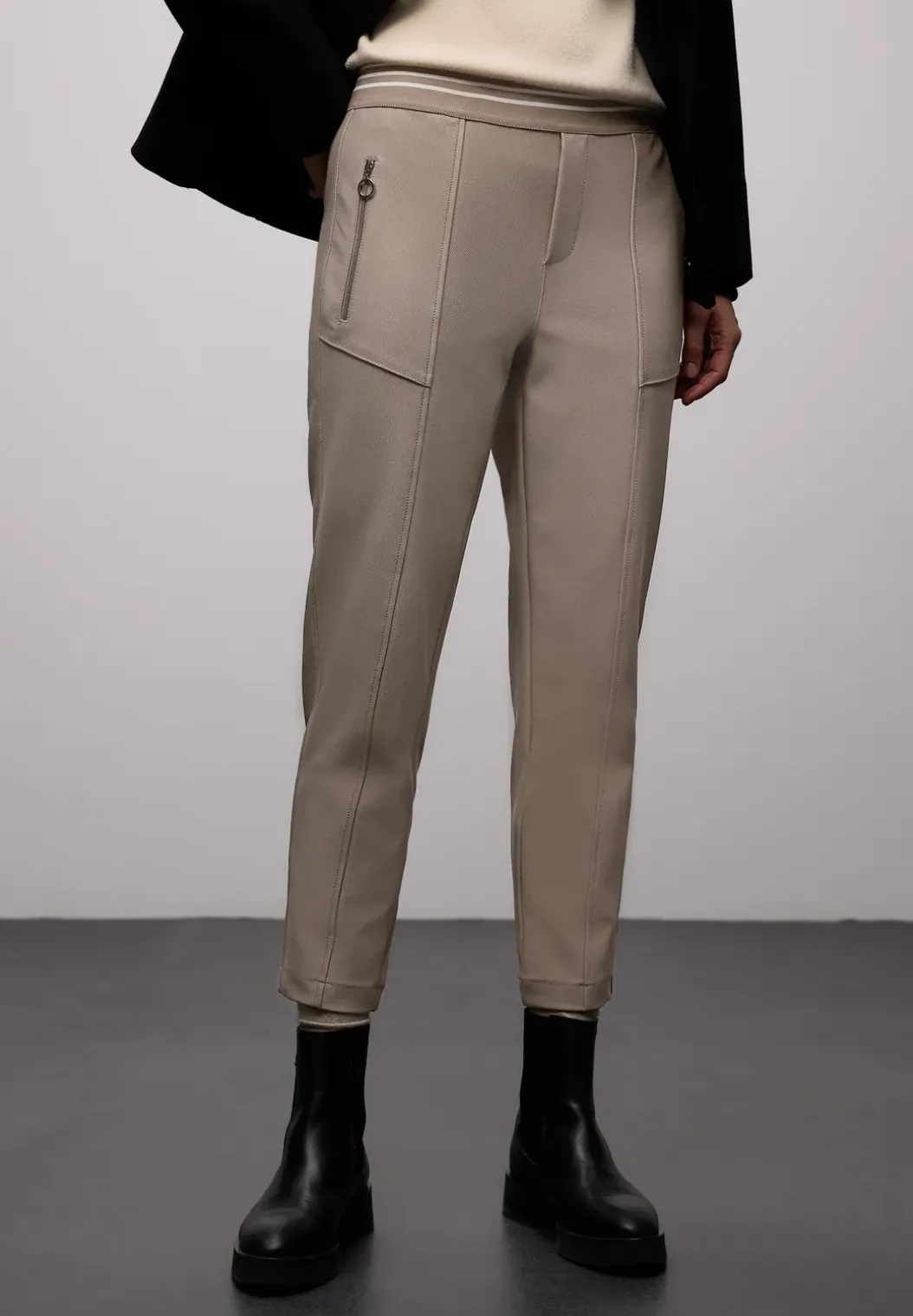 Broek met smalle pijpen