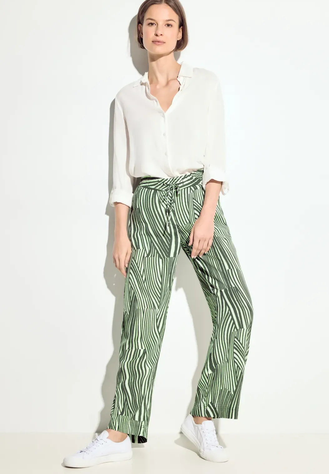 Broek met wijde pijpen