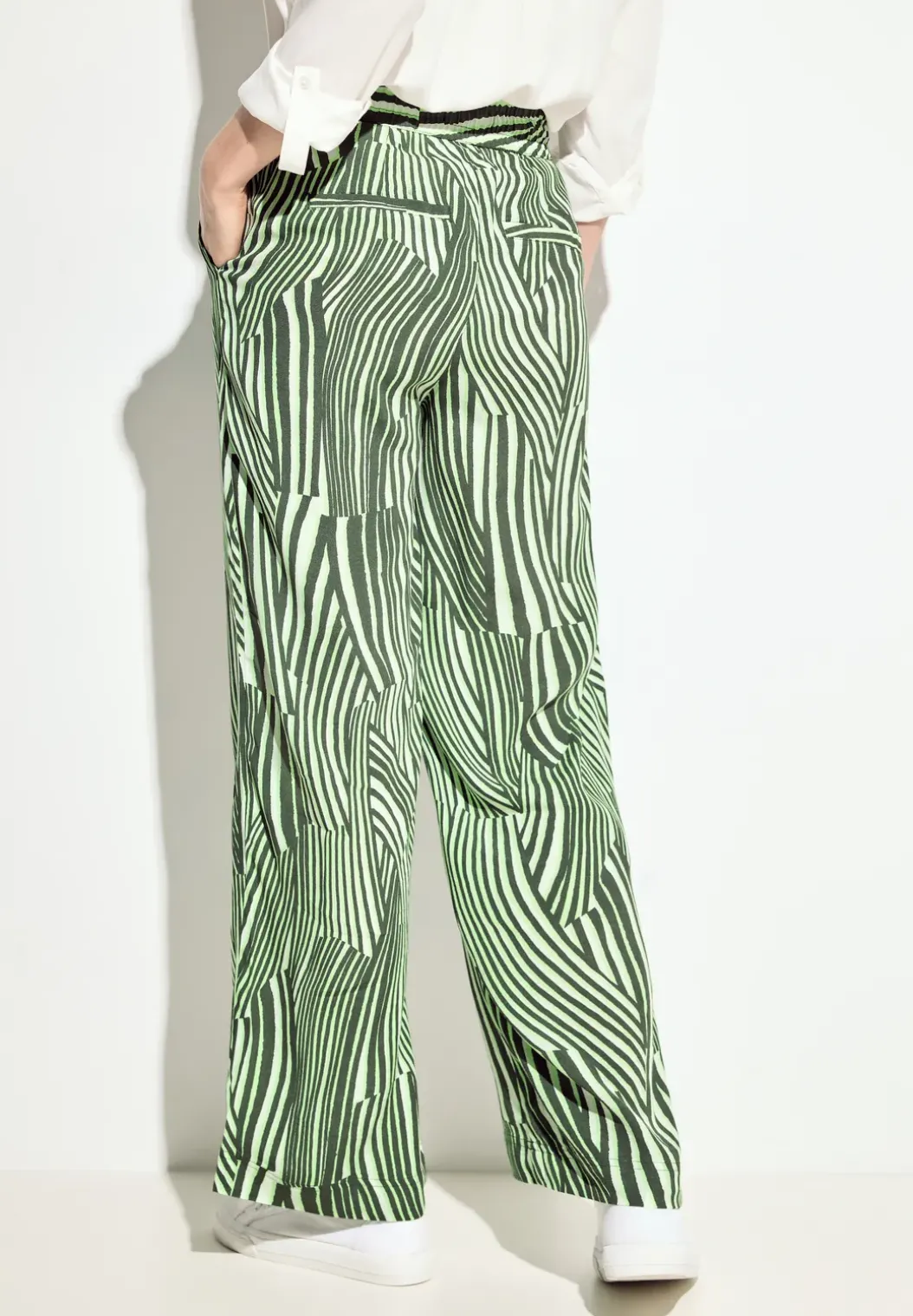 Broek met wijde pijpen