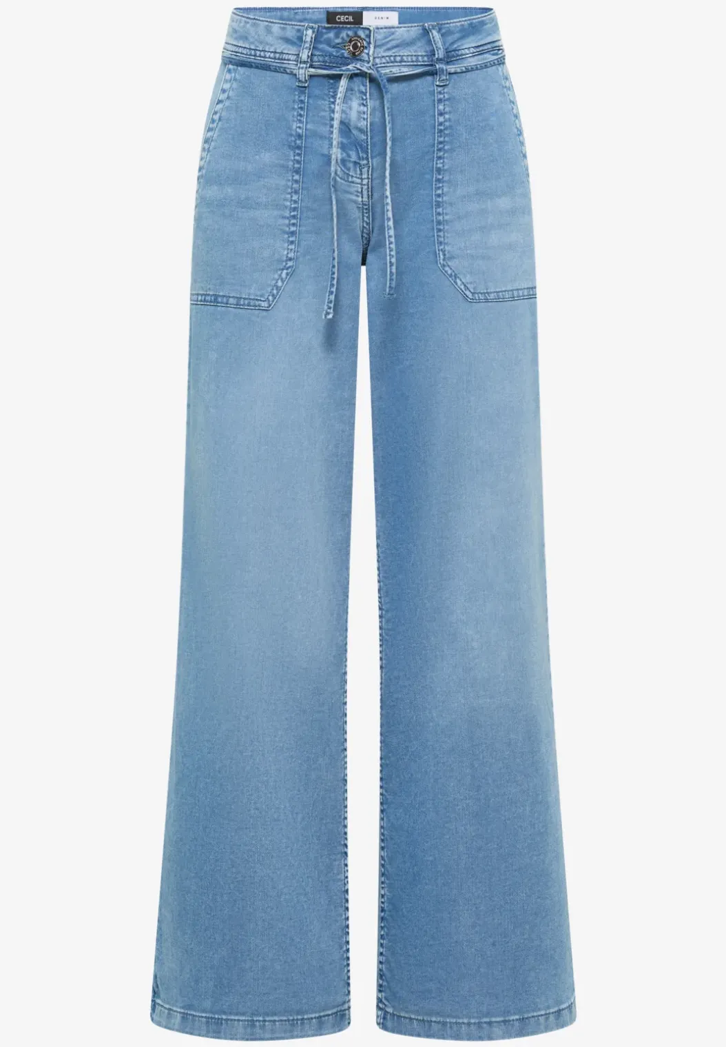 Broek met wijde pijpen en Loose Fit