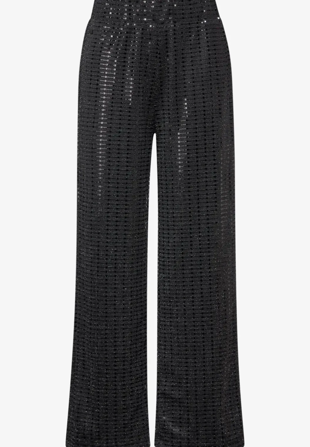 Broek met wijde pijpen en pailletten