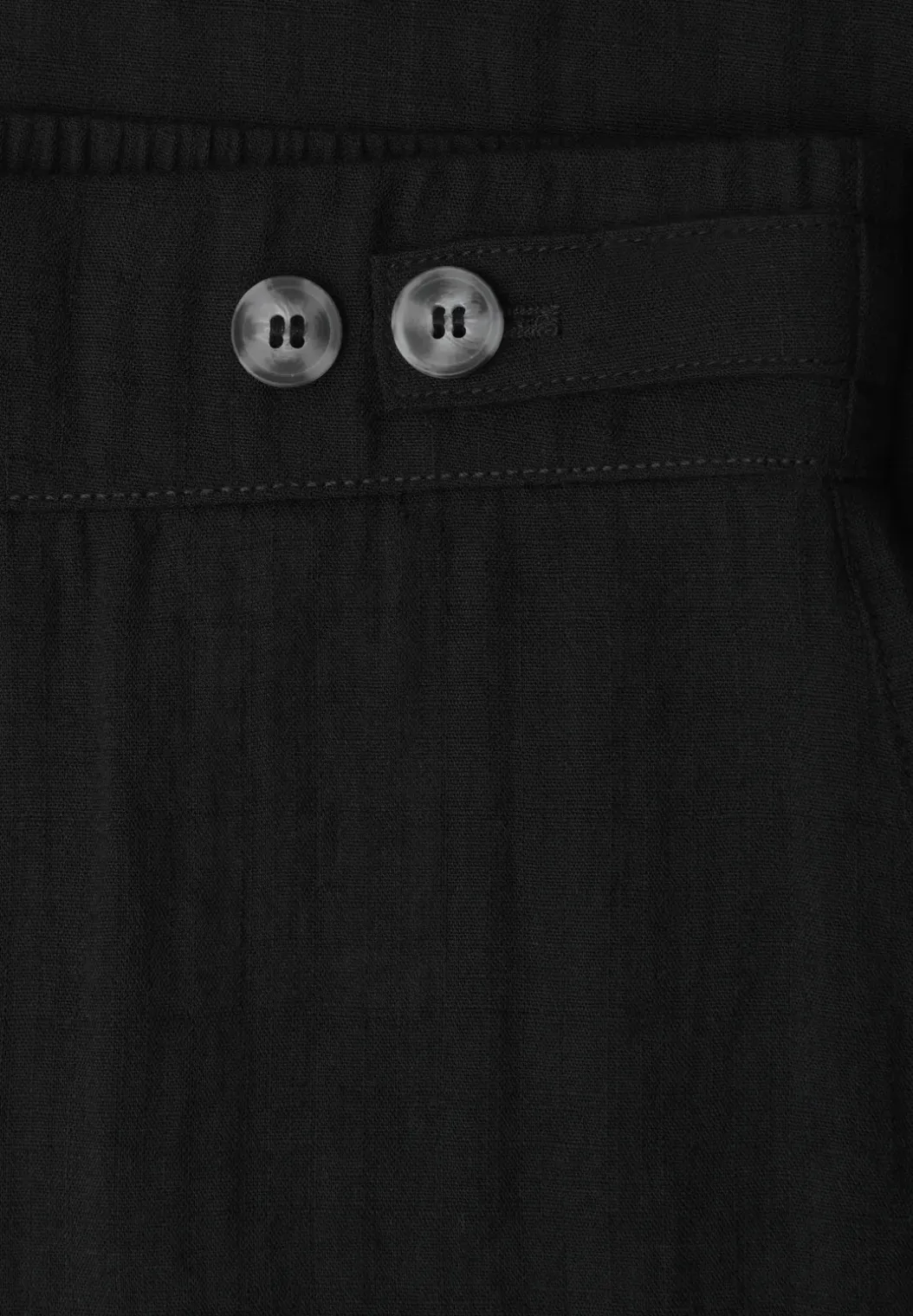 Broek met wijde pijpen in linnenlook Mid Waist