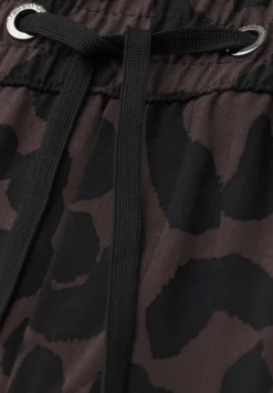 Broek met wijde pijpen in Loose Fit met print