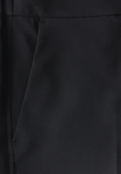 Broek met wijde pijpen in keperstof