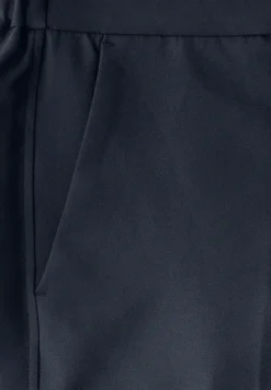 Broek met wijde pijpen in keperstof