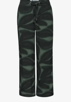 Broek met wijde pijpen in Loose Fit met print