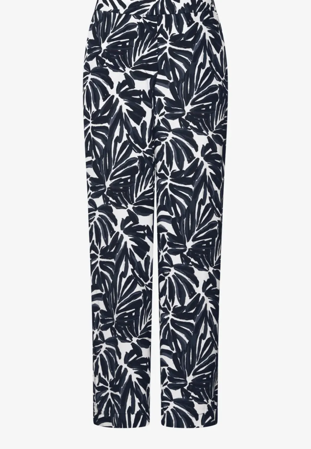 Broek van crêpe met patroon