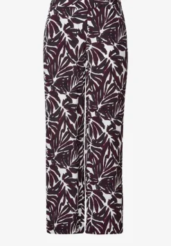 Broek van crêpe met patroon
