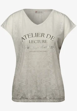 Burnout shirt met tekst
