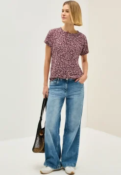 Burnout shirt met print