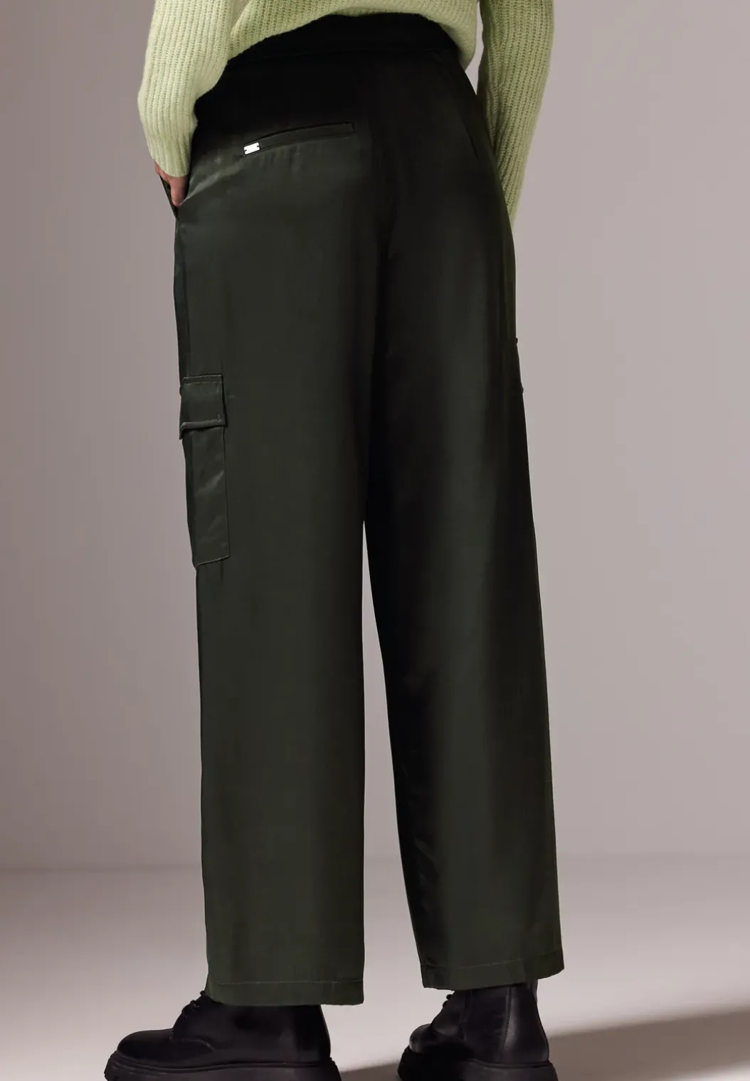 Cargo broek wijde pijpen