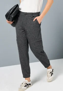 Cargo gemêleerde broek