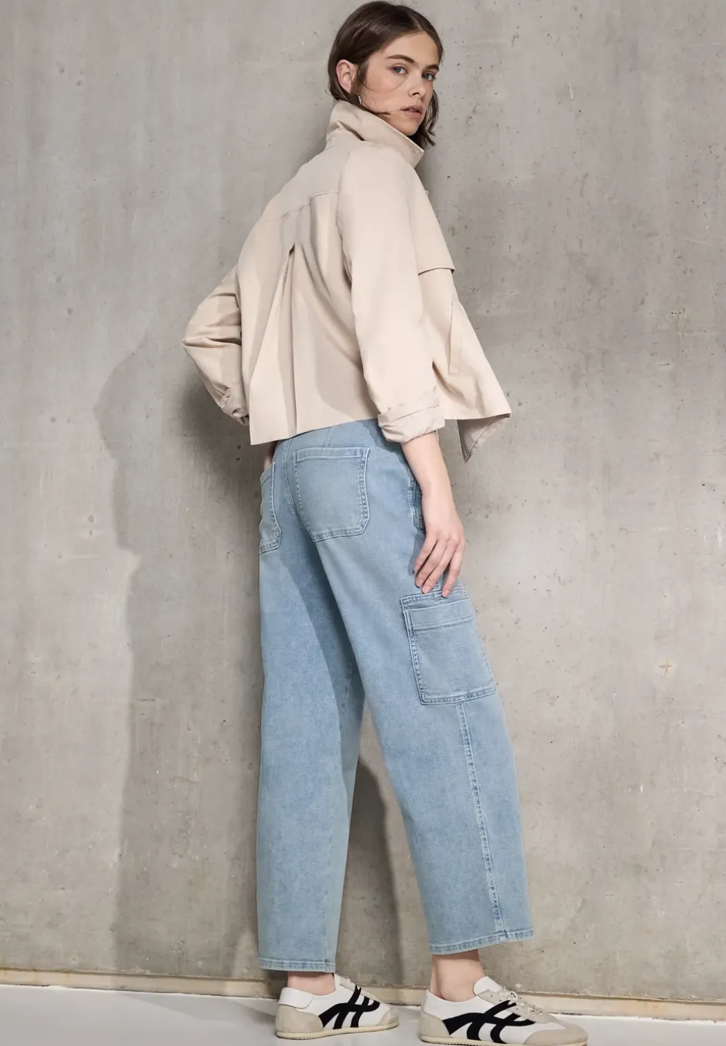 Cargo jeans met rechte pijpen