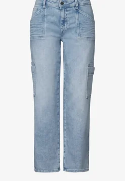 Cargo jeans met rechte pijpen