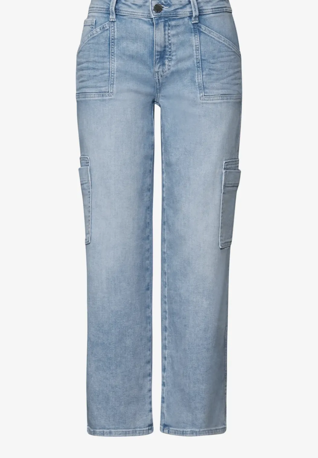 Cargo jeans met rechte pijpen