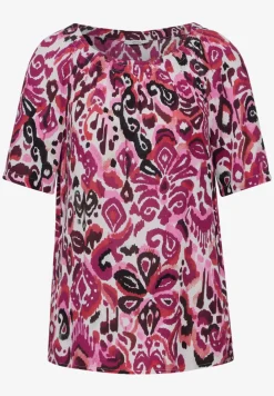 Carmen blouse met print