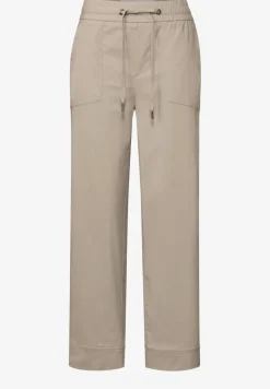 Casual broek met omslag
