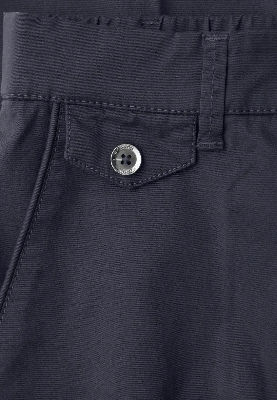 Casual fit chino's in een zachte stof