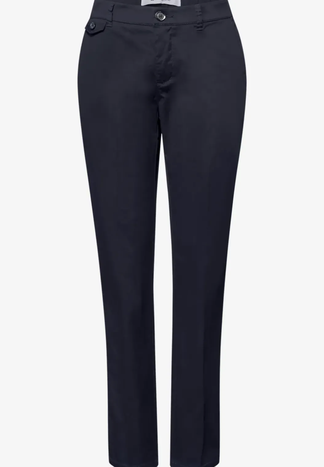 Casual fit chino's in een zachte stof