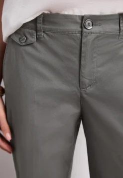 Casual fit chino's in een zachte stof