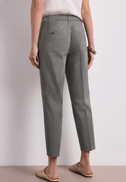 Casual fit chino's in een zachte stof