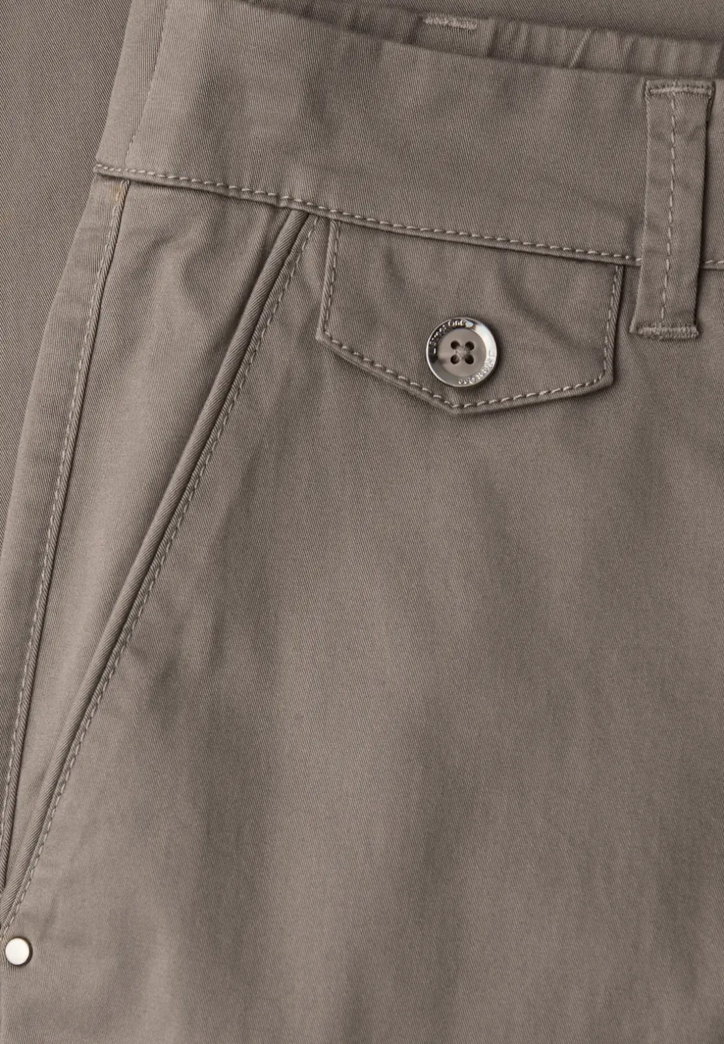 Casual fit chino's in een zachte stof