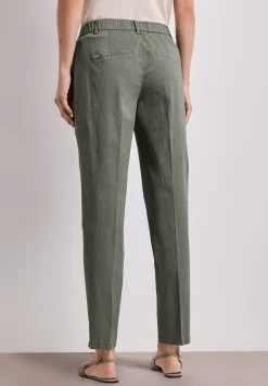 Casual fit chino's in een zachte stof