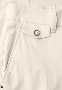 Casual fit chino's in een zachte stof