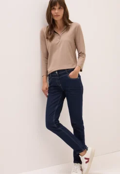 Casual fit gespoelde jeans