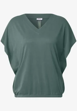 Casual shirt met V-hals