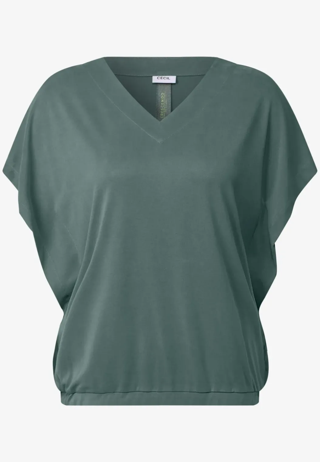 Casual shirt met V-hals
