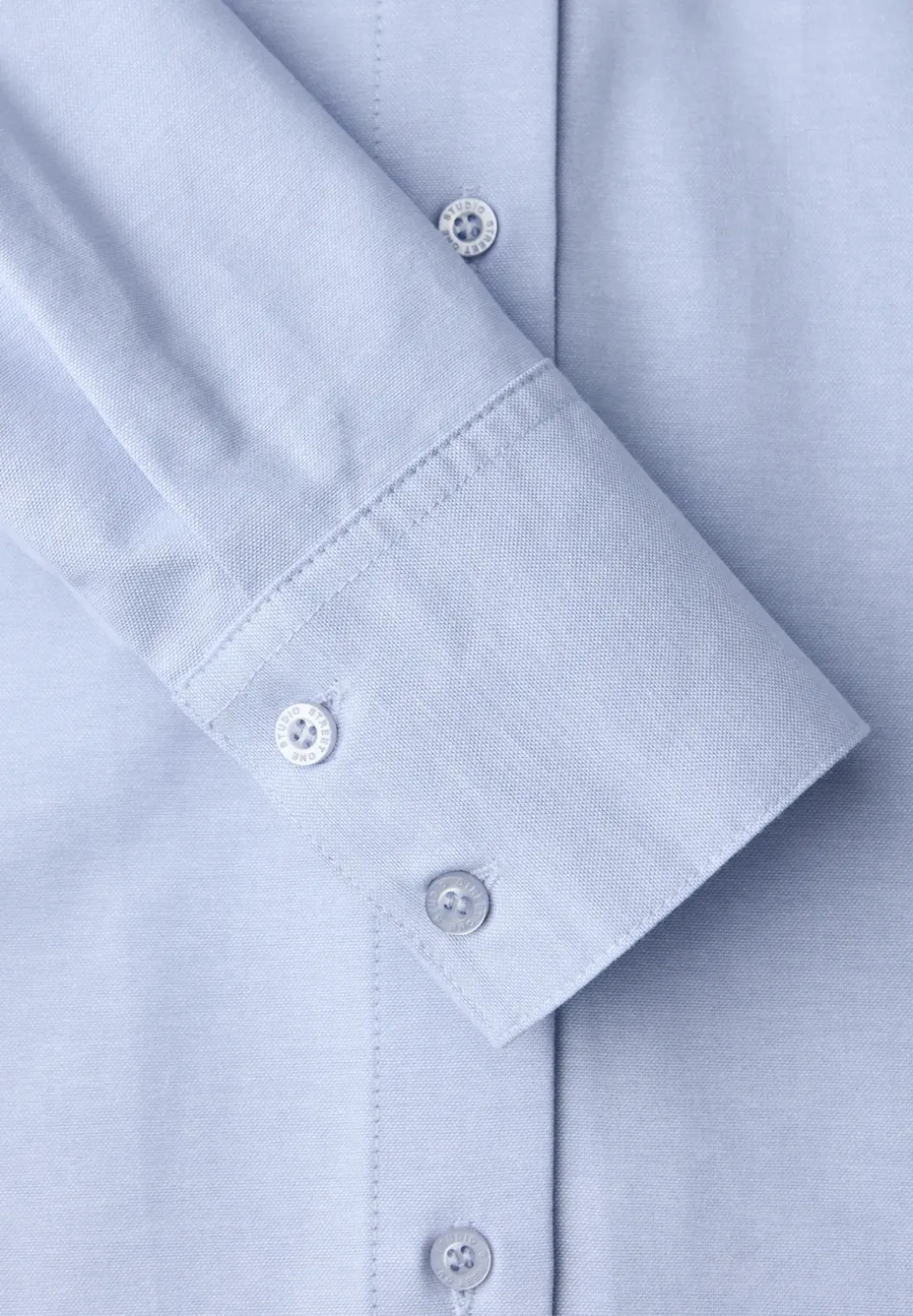 Chambray overhemd blouse
