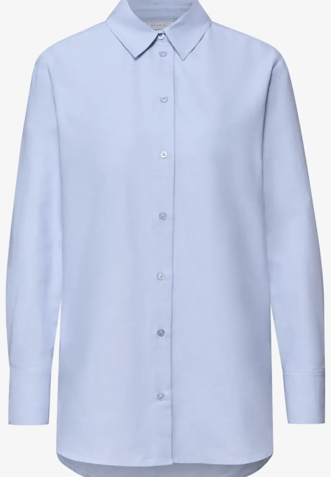 Chambray overhemd blouse